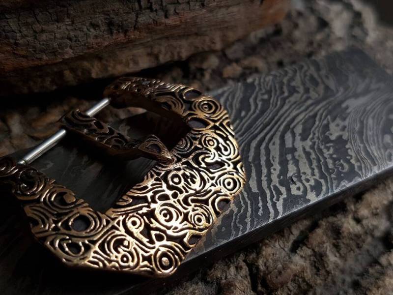 Handgefertigte Bronze Cusn 8 Buckles Damaskus Textur Für Panerai & All Homage Uhr Handgefertigte Bronze Cusn 8 Buckles Damaskus Textur Für Panerai & All Homage Uhr von StrapsMonster
