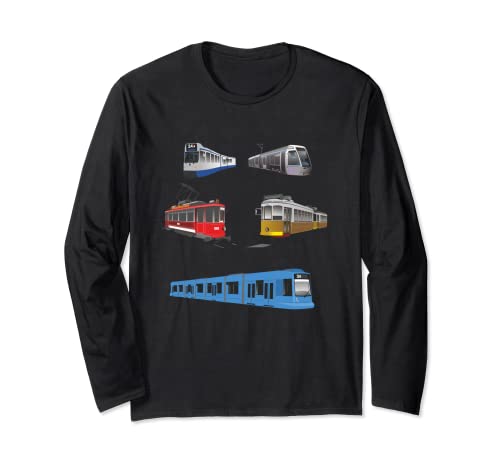 Kinder Straßenbahnfahrer Tram Bahn Straßenbahn Langarmshirt Kinder Straßenbahnfahrer Tram Bahn Straßenbahn Langarmshirt von Straßenbahn für Kinder Geschenk Straßenbahnfahrer