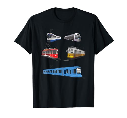 Kinder Straßenbahnfahrer Tram Bahn Straßenbahn T-Shirt Kinder Straßenbahnfahrer Tram Bahn Straßenbahn T-Shirt von Straßenbahn für Kinder Geschenk Straßenbahnfahrer