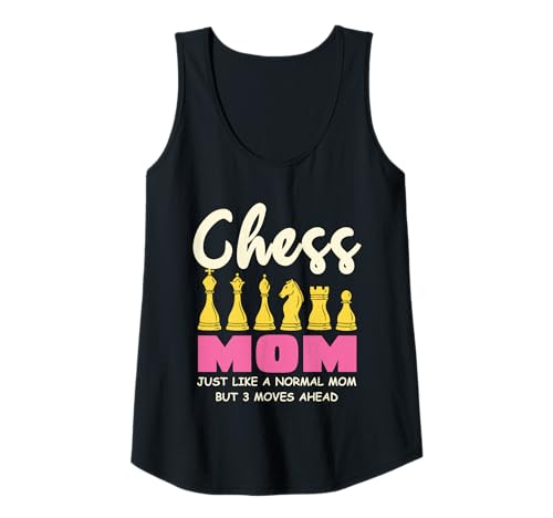 Damen Schachmutter wie eine normale Mutter Tank Top Damen Schachmutter wie eine normale Mutter Tank Top von Strategic Chess Enthusiast Humor Board Game
