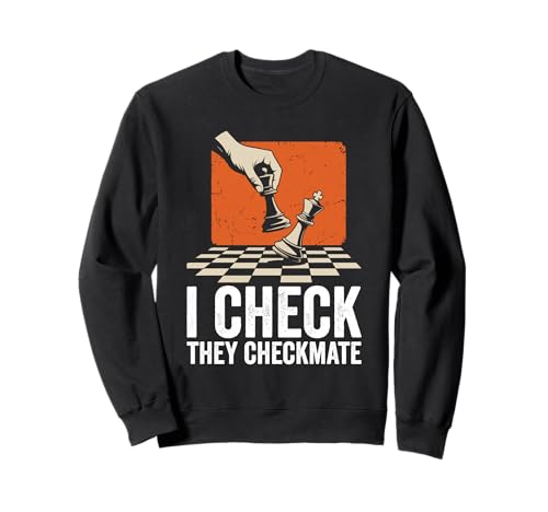 Schachclub Schach Spieler Grafik Männer Frauen Schachmatt Sweatshirt Schachclub Schach Spieler Grafik Männer Frauen Schachmatt Sweatshirt von Strategiespiel Schach Turnier Outfit