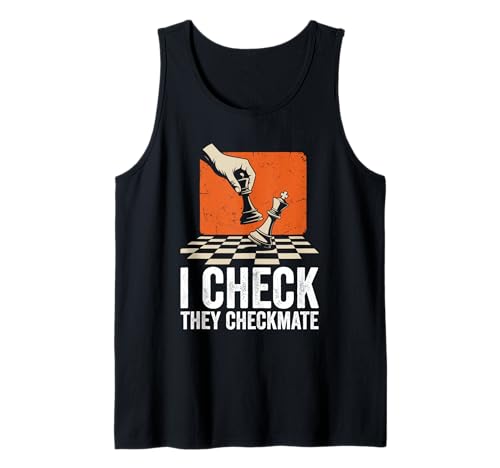 Schachclub Schach Spieler Grafik Männer Frauen Schachmatt Tank Top Schachclub Schach Spieler Grafik Männer Frauen Schachmatt Tank Top von Strategiespiel Schach Turnier Outfit
