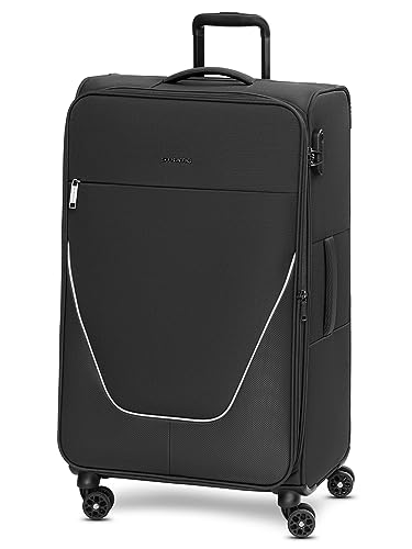 Stratic Check-in Koffer für Damen und Herren | großer XL Trolley 51 x 31 x 76 cm aus hochwertigem, flexiblem Polyester Material | Erweiterbar & Teleskopgriff| taska Serie von Stratic