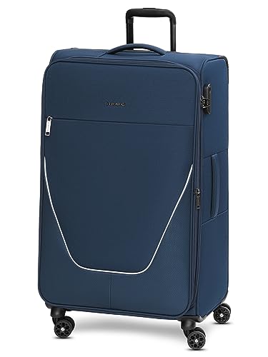 Stratic Check-in Koffer für Damen und Herren | großer XL Trolley 51 x 31 x 76 cm aus hochwertigem, flexiblem Polyester Material | Erweiterbar & Teleskopgriff| taska Serie von Stratic