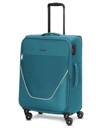 Stratic Check-in Koffer für Damen und Herren | mittelgroßer Trolley 42 x 26 x 65 cm aus hochwertigem, flexiblem Polyester Material | Erweiterbar & Teleskopgriff| taska Serie von Stratic