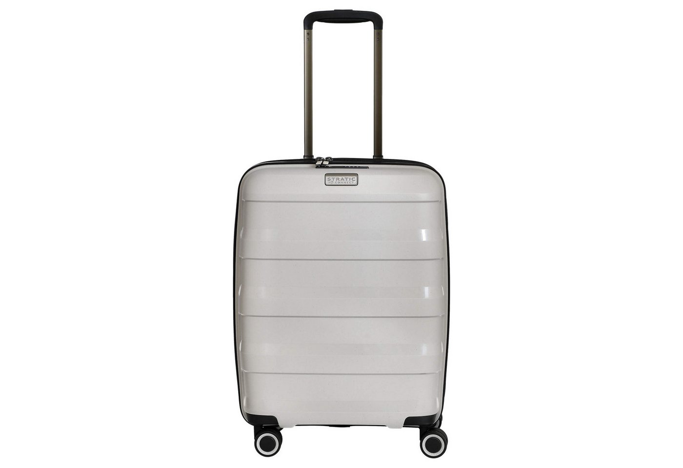 Stratic Handgepäck-Trolley Straw+ - 4-Rollen-Trolley 55 cm S erw. (beige), 4 Rollen Rollen von Stratic