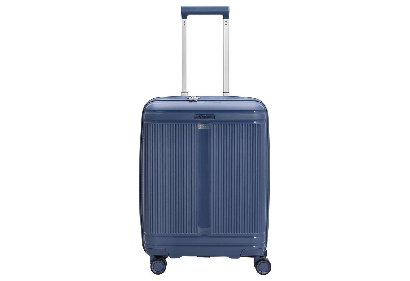 Stratic Handgepäck-Trolley Straw T - 4-Rollen-Trolley S 54 cm erw. (navy) von Stratic