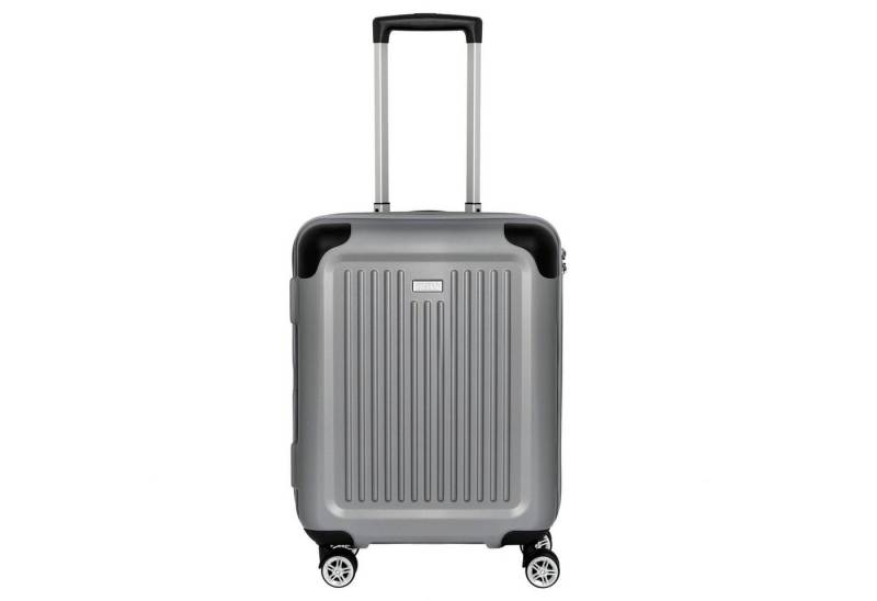 Stratic Handgepäck-Trolley Stripe - 4-Rollen-Trolley 54 cm S (graphit), 4 Rollen Rollen von Stratic