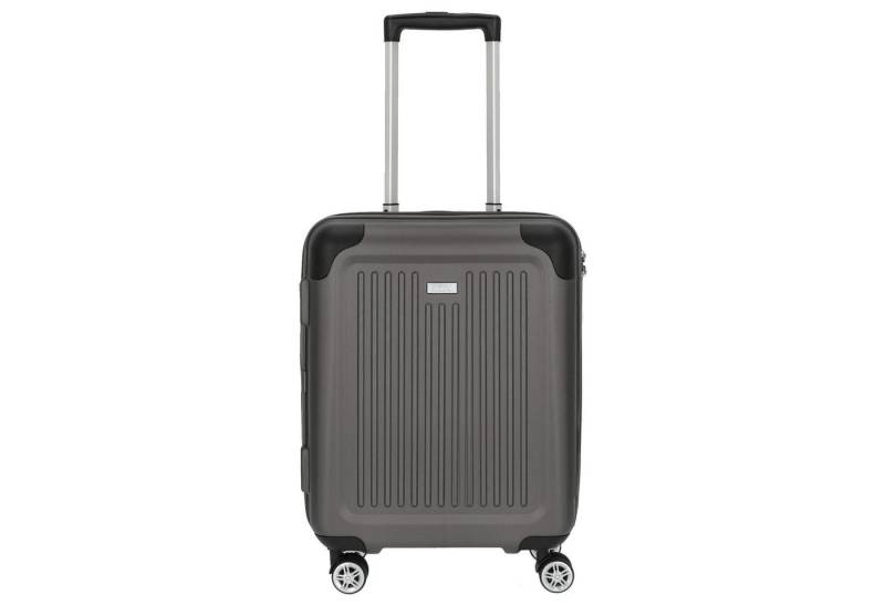 Stratic Handgepäck-Trolley Stripe - 4-Rollen-Trolley 54 cm S (graphit) von Stratic