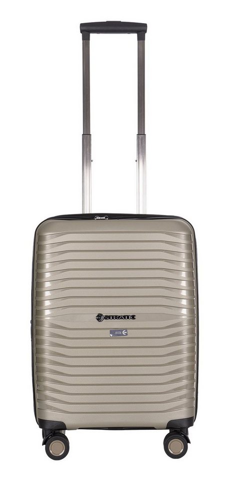 Stratic Hartschalen-Trolley Bright +, 4 Rollen von Stratic