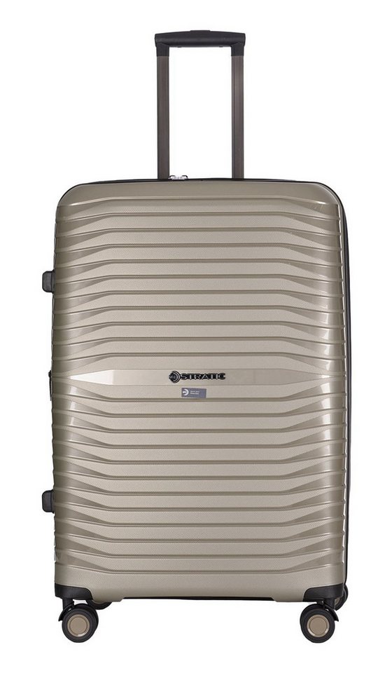 Stratic Hartschalen-Trolley Bright +, 4 Rollen von Stratic