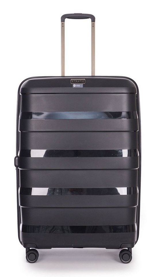 Stratic Hartschalen-Trolley Straw +, 4 Rollen von Stratic