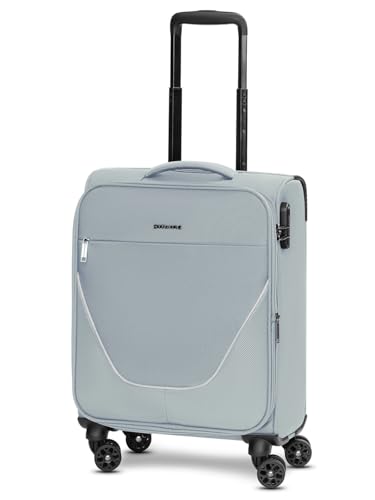 Stratic Kabinen-Koffer für Damen und Herren | Kleiner Cabin-Trolley 40 x 21 x 55 cm aus hochwertigem, flexiblem Polyester Material | Erweiterbar & Teleskopgriff| taska Serie von Stratic