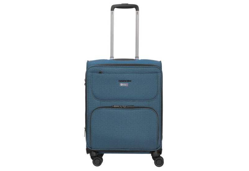 Stratic Koffer Bendigo Light+ - 4-Rollen-Trolley 54 cm S erw. (petrol), 4 Rollen Rollen von Stratic