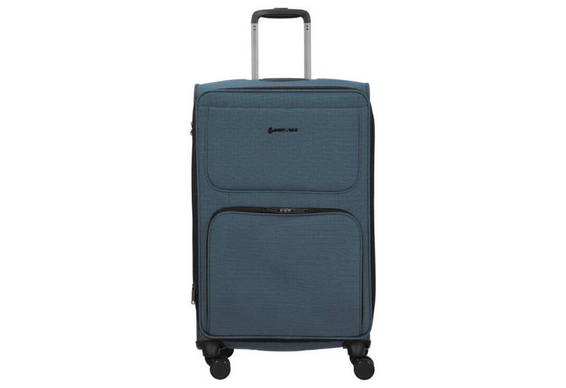 Stratic Koffer Bendigo Light+ - 4-Rollen-Trolley 72 cm M erw. (petrol) von Stratic