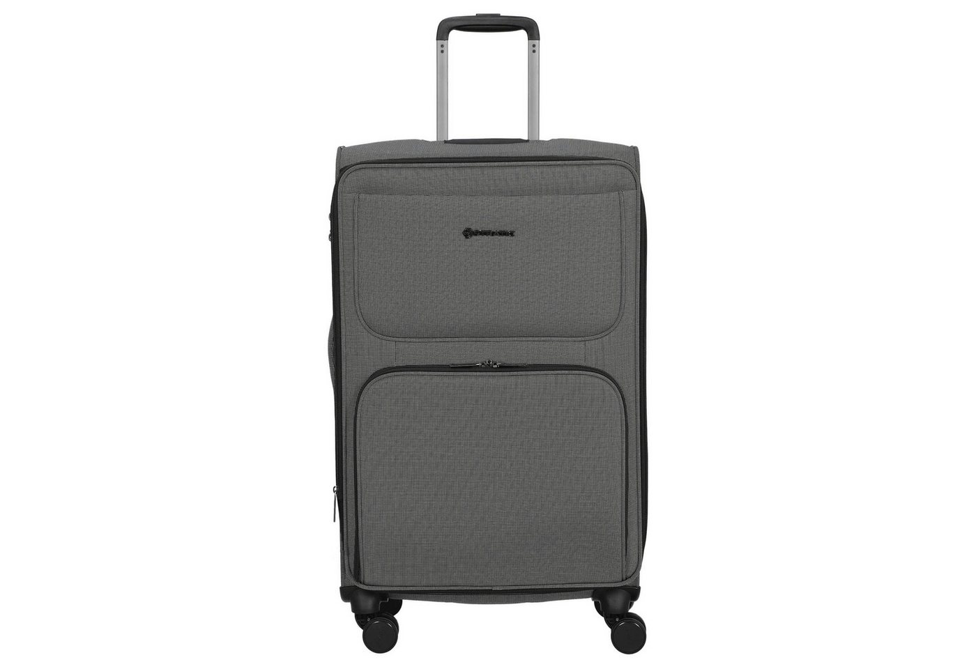 Stratic Koffer Bendigo Light+ - 4-Rollen-Trolley 72 cm M erw. (silver), 4 Rollen Rollen von Stratic
