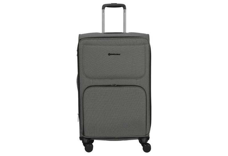 Stratic Koffer Bendigo Light+ - 4-Rollen-Trolley 72 cm M erw. (silver), 4 Rollen Rollen von Stratic
