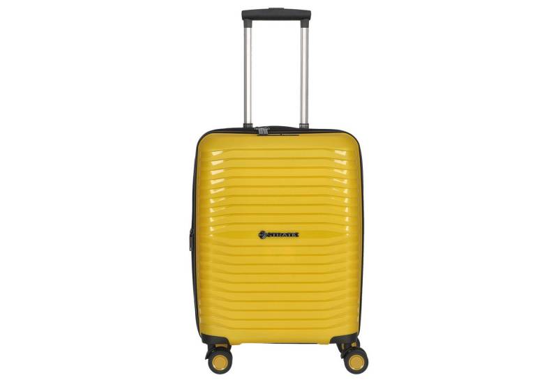 Stratic Koffer Bright+ - 4-Rollen-Trolley 56 cm S erw. (yellow gold), 4 Rollen Rollen von Stratic