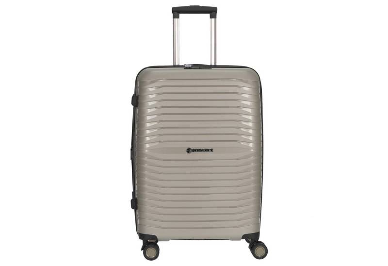 Stratic Koffer Bright+ - 4-Rollen-Trolley 66 cm M erw. (champagne), 4 Rollen Rollen von Stratic
