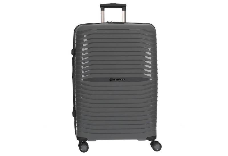Stratic Koffer Bright+ - 4-Rollen-Trolley 76 cm L erw. (grey), 4 Rollen Rollen von Stratic