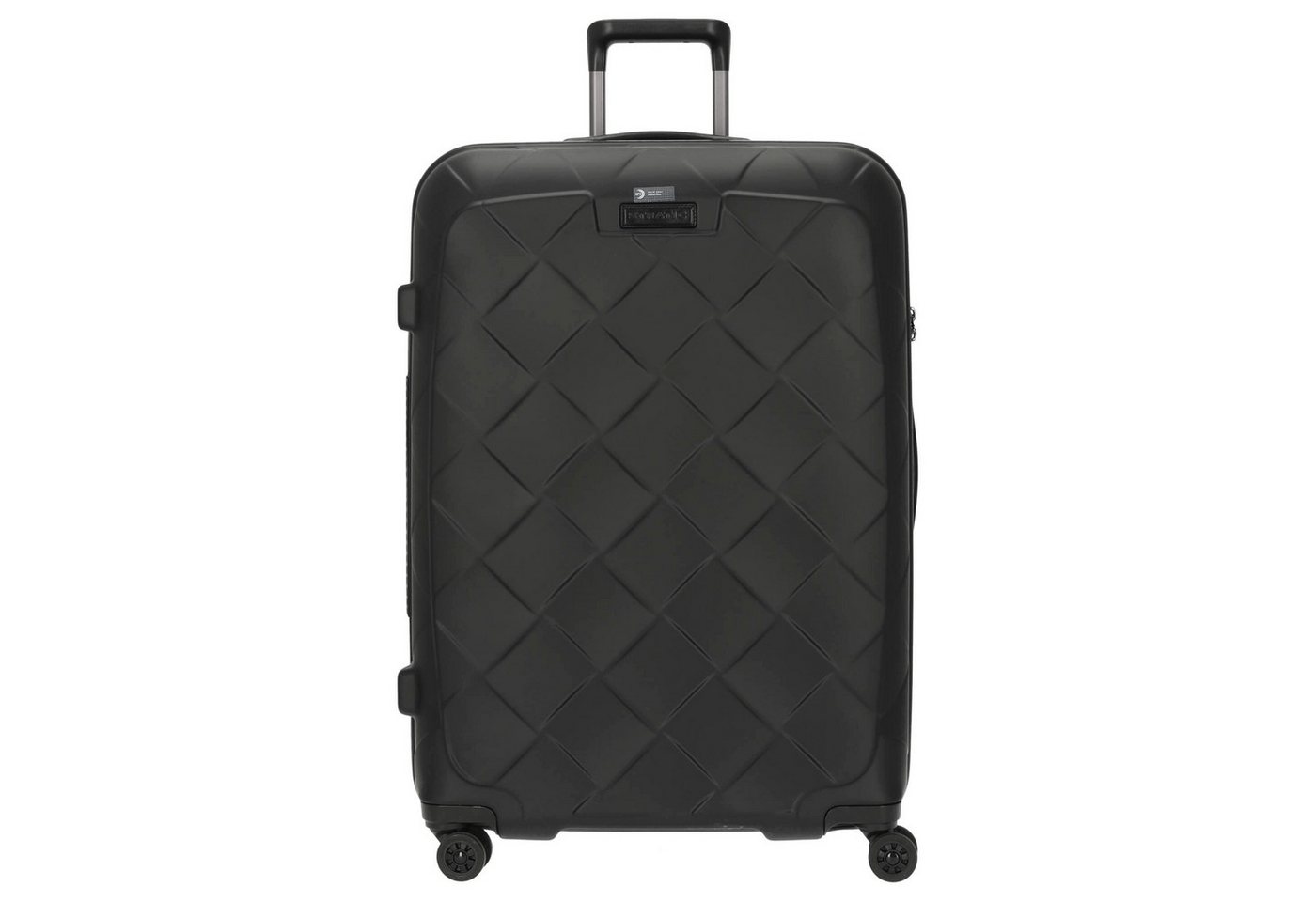 Stratic Koffer Leather and More - 4-Rollen-Trolley 76 cm L (matt black), 4 Rollen Rollen von Stratic