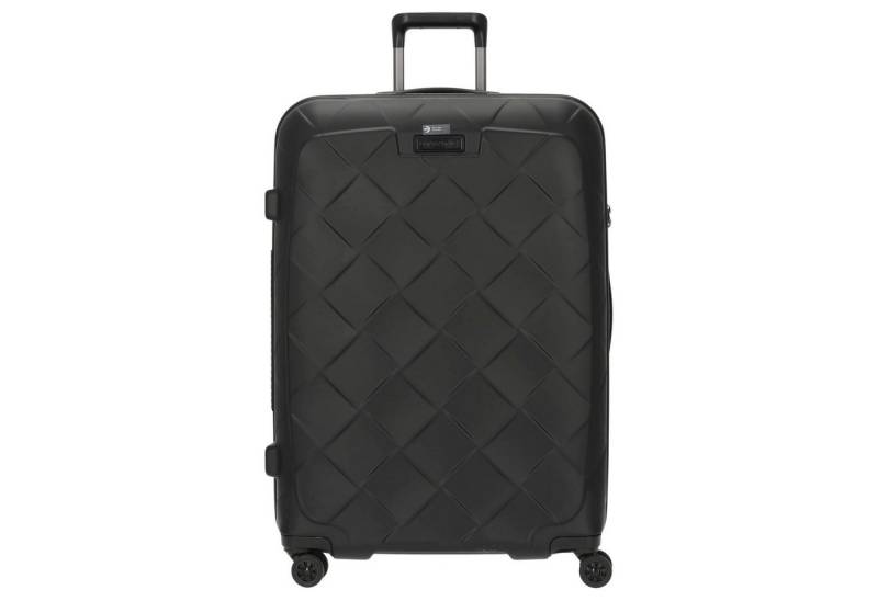 Stratic Koffer Leather and More - 4-Rollen-Trolley 76 cm L (matt black), 4 Rollen Rollen von Stratic