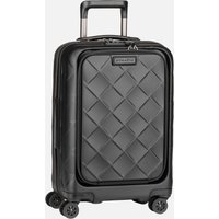 Stratic - Leather & More Trolley S Front Pocket Matt Black - Koffer  , 33 l von Stratic