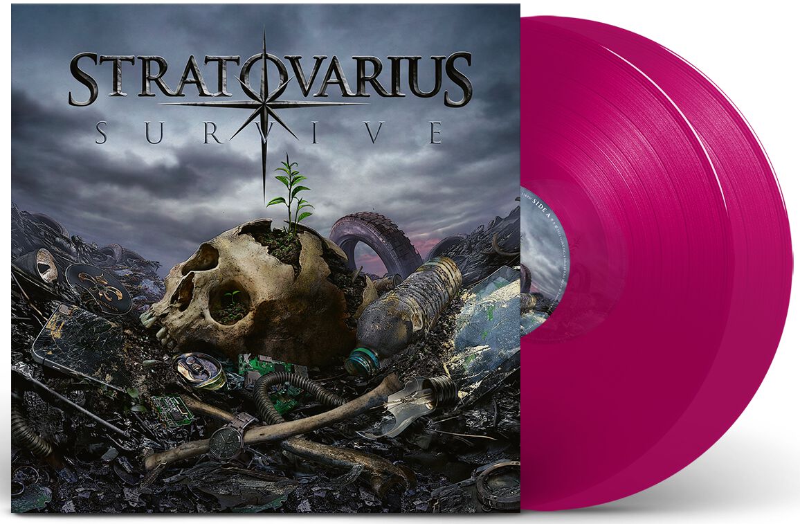 Stratovarius Survive LP violett von Stratovarius