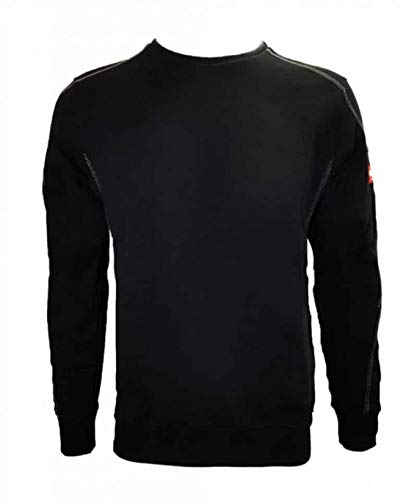 Strauss Engelbert Sweatshirt (Größe M, schwarz) Cotton slub e.s.roughtough - 100%Baumwolle - atmungsaktiv von Engelbert Strauss