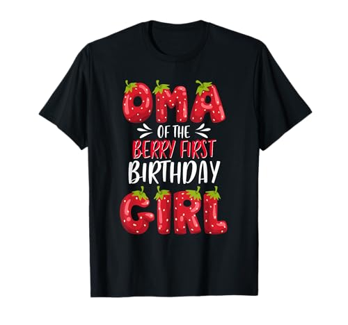 Oma Of The Berry Erdbeer-Familienfest zum ersten Geburtstag für Mädchen T-Shirt Oma Of The Berry Erdbeer-Familienfest zum ersten Geburtstag für Mädchen T-Shirt von Strawberry First Birthday Girl