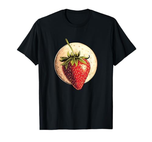 Netter Mond mit Erdbeere Kostüm für Jungen und Mädchen T-Shirt Netter Mond mit Erdbeere Kostüm für Jungen und Mädchen T-Shirt von Strawberry Moon Outfit
