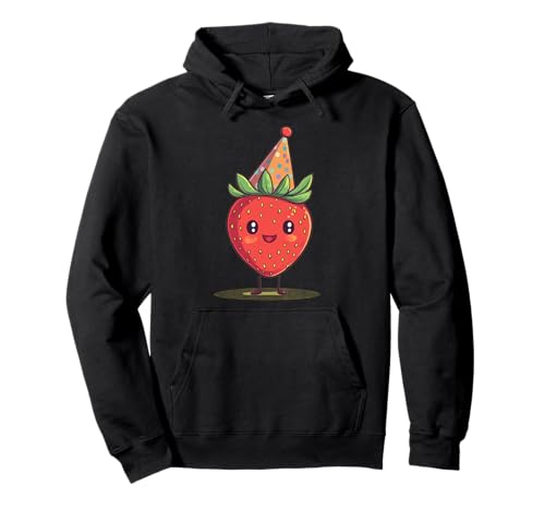 Lustiges Erdbeere mit Partyhut Kostüm für Jungen und Mädchen Pullover Hoodie Lustiges Erdbeere mit Partyhut Kostüm für Jungen und Mädchen Pullover Hoodie von Strawberry Party Outfit