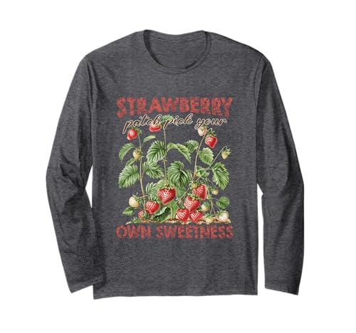 Strawberry Patch Wähle deine eigene Süße Langarmshirt Strawberry Patch Wähle deine eigene Süße Langarmshirt von Strawberry Patch Harvest Joyful Botanical Organic