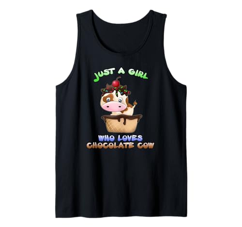 Nur EIN Mädchen, das Chocolate Cow liebt Tank Top von Strawberry and Chocolate Cow Gifts