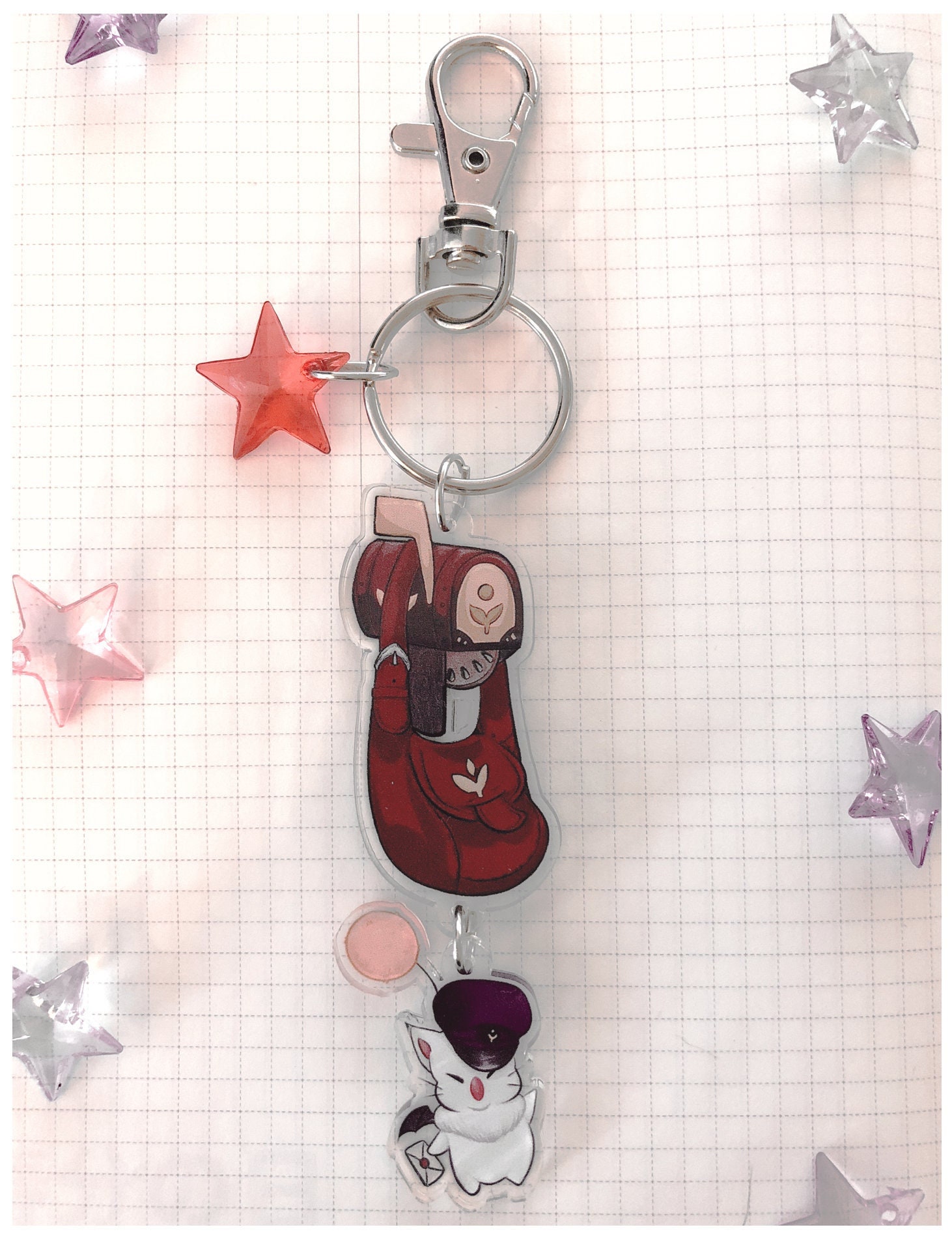 Mail Moogle Acryl Anhänger | Strawborble Süßer Ita Tasche Kawaii Final Fantasy 14 Ffxiv Mog Mail Moogle Acryl Anhänger | Strawborble Süßer Ita Tasche Kawaii Final Fantasy 14 Ffxiv Mog von Strawborble