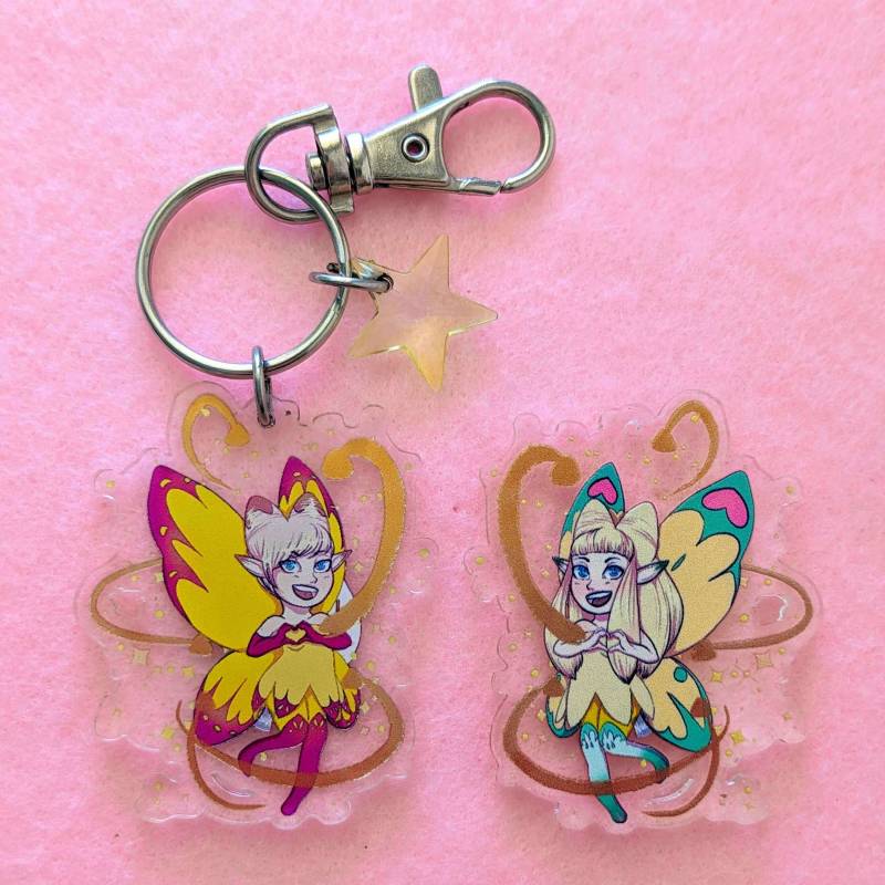 Selene & Eos Acryl Anhänger | Strawborble Final Fantasy 14 Ffxiv Gelehrte Fee Süßer Gelehrter Kawaii Ita Tasche Feenzauber Selene & Eos Acryl Anhänger | Strawborble Final Fantasy 14 Ffxiv Gelehrte Fee Süßer Gelehrter Kawaii Ita Tasche Feenzauber von Strawborble