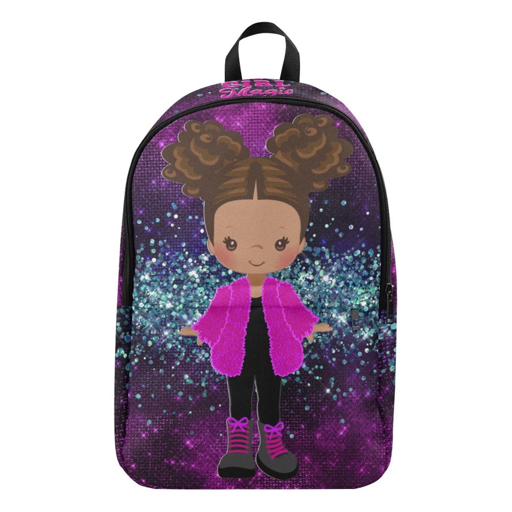 Fashionista Rucksack, Black Girl Magic, Individuelle Schultaschen, Rucksäcke Für Schwarze Mädchen von StrawbrryCreations