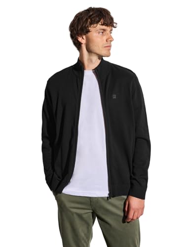 Herren Basic Strickjacke mit Zipper von Street One MEN
