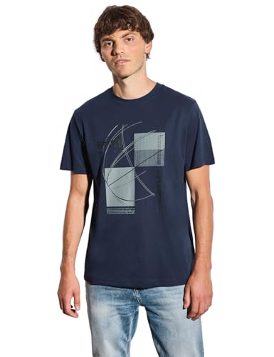 Herren T-Shirt mit grafischem Print von Street One MEN