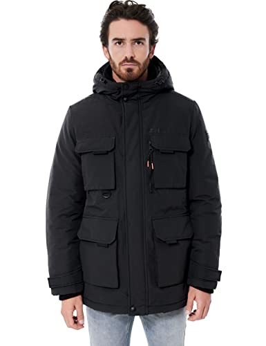 Street One MEN Herren D201742 Winterjacke, Black, M von Street One MEN