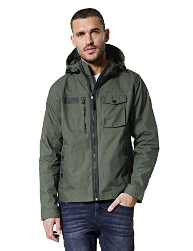 Street One MEN Herren D201787 Übergangsjacke, Turtle Green, L von Street One MEN