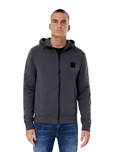 Street One MEN Herren D211721 Sweatjacke, Phantom Grey, M von Street One MEN