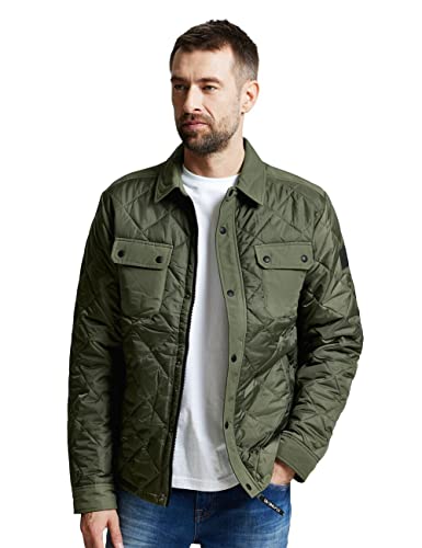 Street One MEN Herren D211794 Steppjacke, Turtle Green, XL von Street One MEN