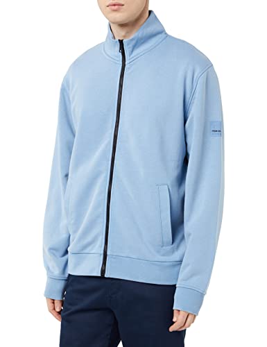 Street One MEN Herren D211830 Sweatjacke, Smoky Blue, L von Street One MEN