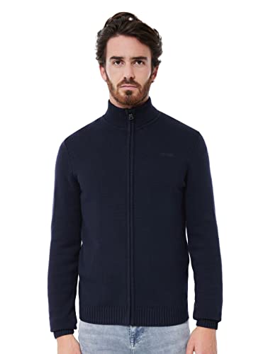 Street One MEN Herren D253461 Strickjacke, deep Navy Blue, L von Street One MEN