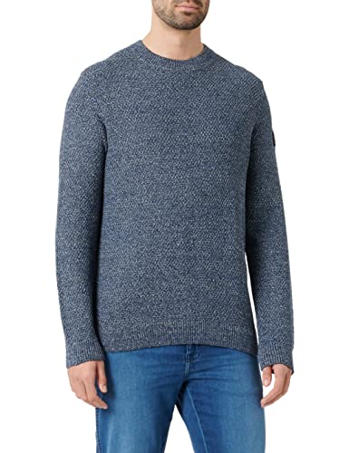 Street One MEN Herren D302012 Strickpullover, Grau, S von Street One MEN