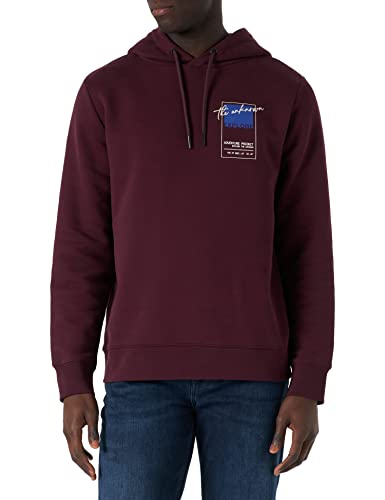 Street One MEN Herren D302083 Sweatshirt, Burgundy red, L von Street One MEN