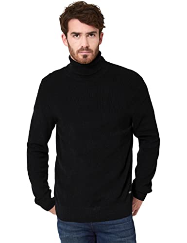 Street One MEN Herren D302088 Strickpullover, Black, L von Street One MEN