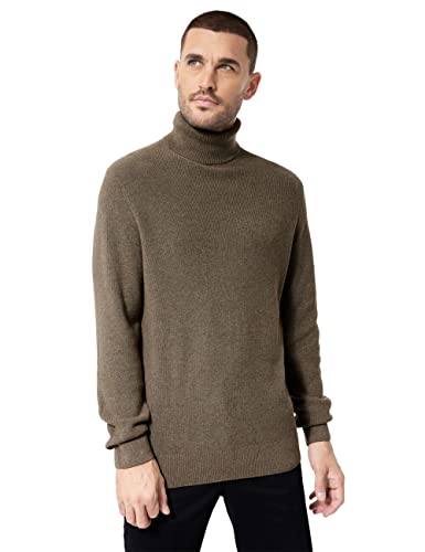 Street One MEN Herren D302088 Strickpullover, Dune Brown Melange, XXL von Street One MEN