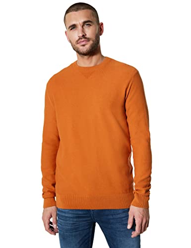 Street One MEN Herren D302250 Strickpullover, Pumpkin orange, L von Street One MEN